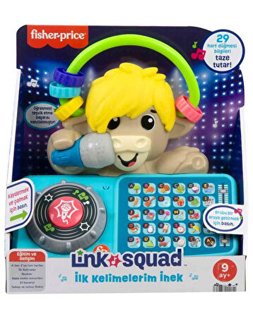 Fisher Price Sesli ve Işıklı Link Squad İlk Kelimelerim İnek HYL26