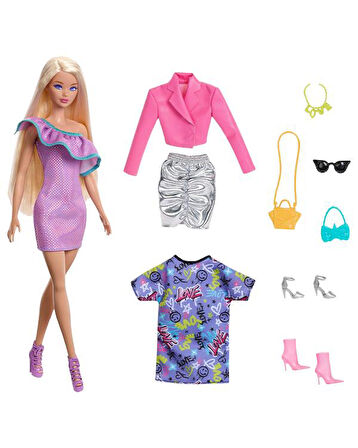 Barbie Moda Bebek Kıyafet ve Aksesuarları HYT61