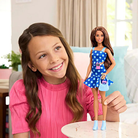 Barbie Fashionista Blue Polka Dot