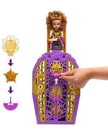 Monster High Skulltimate Secrets Hauntlywood Gizemli Clawdeen Wolf Bebek JBG80