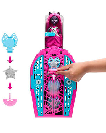 Monster High Skulltimate Secrets Hauntlywood Gizemli Catty Noir Bebek JBG82