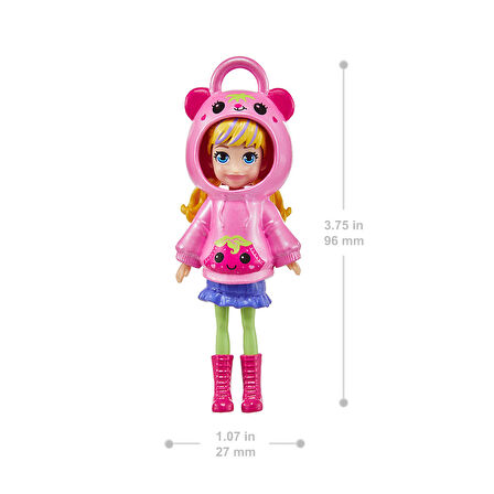 Polly Pocket Kapüşonlu Bebekler HKV98-JBJ94