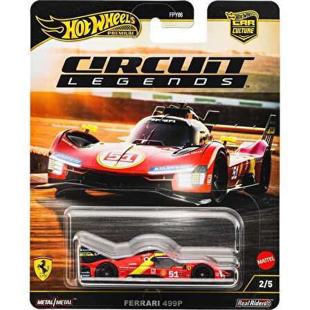 Hot Wheels Premium Cırcuit Legends Ferrarı 499P FPY86 JBK49