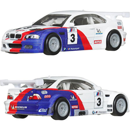 1:64 Hot Wheels Premium Car Culture 2'li Paket BMW 320 GROUP 5  & 2001 BMW M3 GTR HBL96 - JBK99