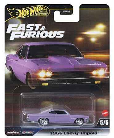 Hot Wheels Premium Fast & Furious 1966 Chevy Impala HNW46 JBL95