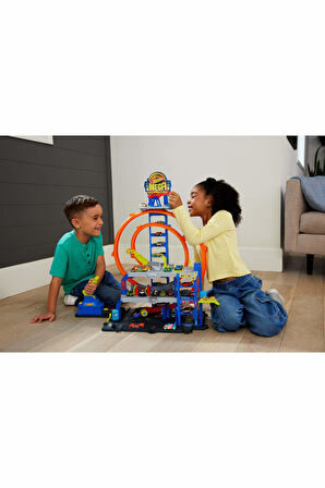 Hot Wheels Cıty Mega Loop Garage JBM74