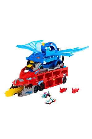 Hot Wheels Ultimate Dual Dragon Transporter JBM72