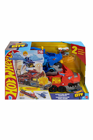 Hot Wheels Ultimate Dual Dragon Transporter JBM72