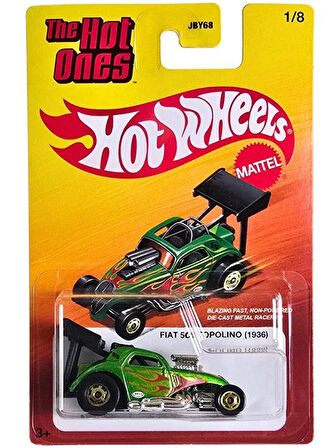 Hot Wheels The Hot Ones Die Cast Tekli Arabalar JBY68 -  FIAT 500 TOPOLINO 1936 JBY69