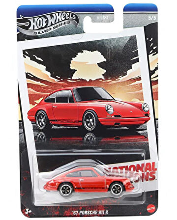 Hot Wheels SILVER SERIES Arabalar Özel Seri 67 PORSCHE 911 R HRT81 - JBY96