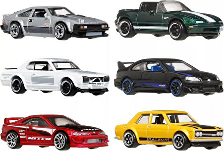 Hot Wheels Japon Temalı 6’lı Araba Seti JBY77