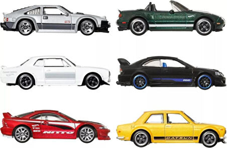Hot Wheels Japon Temalı 6’lı Araba Seti JBY77