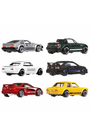1:64 Hot Wheels Japon Temalı 6’lı Araba Seti JBY77