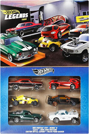 Hot Wheels  Legends Silver Serisi 6 lı Özel Paket Arabalar JBY78
