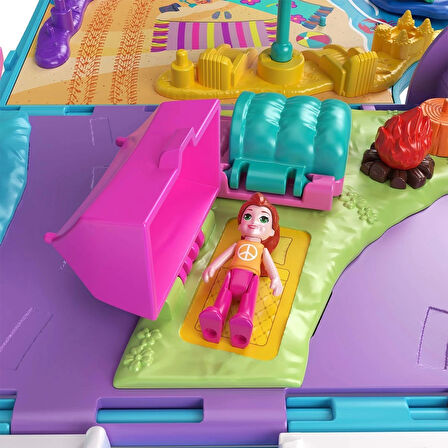 JCC22 Polly Pocket Hayvancıkların Karavan Macerası Oyun Seti