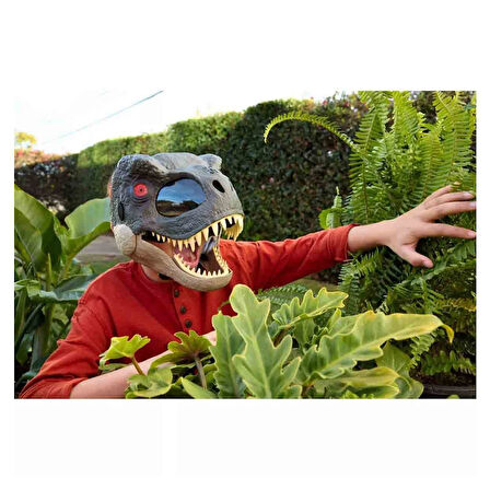 Jurassic World Işıklı ve Sesli Dinozor Maskesi JCH04