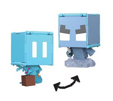 Minecraft Flippin Figs Magıc Mobs 2 in 1 HTL43 JCN23