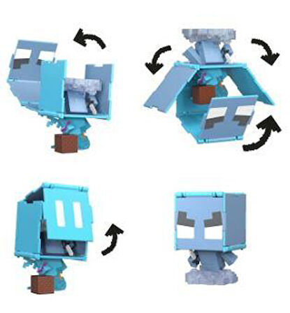 Minecraft Flippin Figs Magıc Mobs 2 in 1 HTL43 JCN23