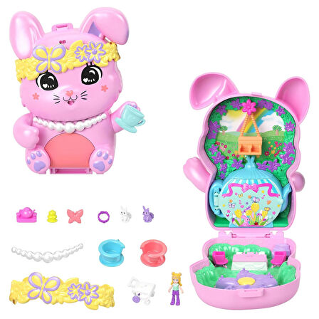 Polly Pocket Tavşancığın Çay Partisi Mikro Oyun Seti JCR40