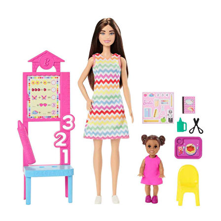 Barbie Kariyer Oyun Setleri Öğretmen Bebek JCR76