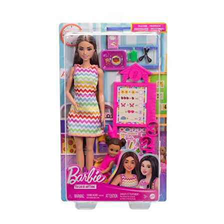 Barbie Kariyer Oyun Setleri Öğretmen Bebek JCR76