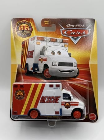 Disney Pixar Cars Morgan Martins Rescue Ambulans Metal Oyuncak Araba