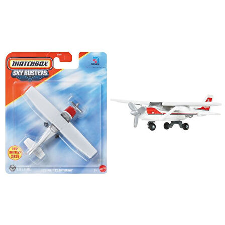 Matchbox Skybusters CESSNA 172 SKYHAWK MBX JCM80