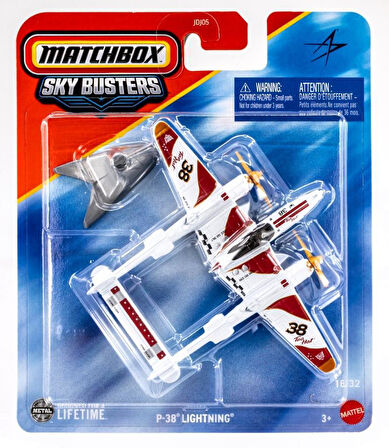 Matchbox Skybusters P-38 LIGHTNING JCN02