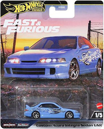 Hot Wheels Premium Fast & Furious Custom Acura integra Sedan GSR JDJ13