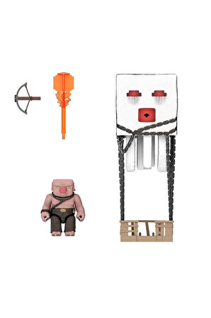 Sesli Minecraft Filmi Blast Attack Ghast Aksiyon Figürü Oyun Seti JFB69