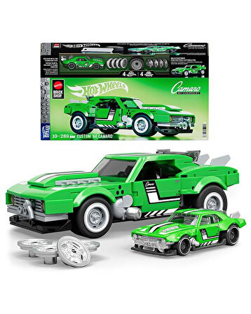 Hot Wheels Speed Serisi Custom '68 Camaro 1:32 289 Parça Araba Yapım Seti JFT16