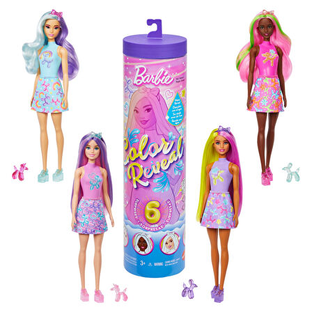 Barbie Color Reveal Balondan Hayvan Figürleri Serisi  JFV58-JGB07