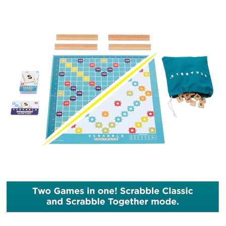 Scrabble Orijinal Ahşap İkisi Bir Arada İngilizce JGR61