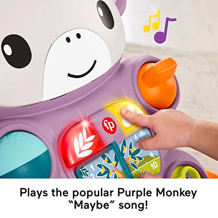 Fisher-Price Benimle Öğren Mor Maymun Yürüteç
