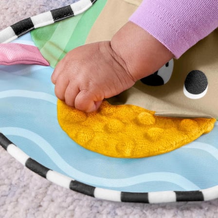 Fisher Price Duyusal Maceralar yenidoğan destekli dişlik ve çıngırak aktiviteli karın yastığı JHB44