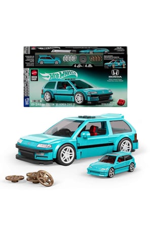 Hot Wheels Speed Serisi Custom '90 Honda Civic EF Araba Yapım Seti 248 Parça JHF62