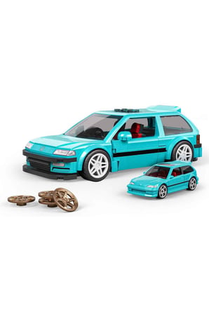 Hot Wheels Speed Serisi Custom '90 Honda Civic EF Araba Yapım Seti 248 Parça JHF62