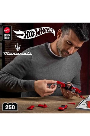 Hot Wheels Speed Serisi Maserati MC20 Araba 250 Parça Yapım Seti JFR90