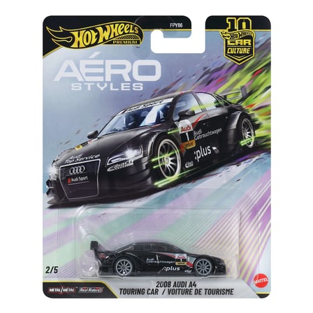 Hot Wheels Premium Car Culture Aero Styles 2008 Audi A4 Touring Car / Voiture De Tourisme FPY86 JKF04