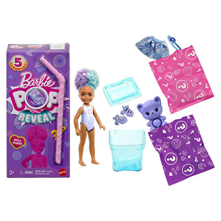 Barbie Pop Reveal Chelsea Atıştırmalık Serisi JFY01-JFY63