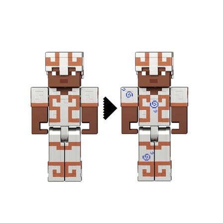 JKK15 HLB21 Minecraft 3lü Aksiyon Figür Seti 8 cm