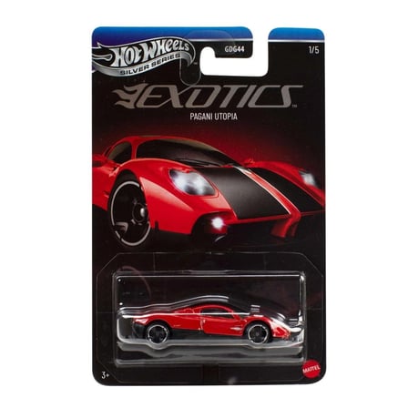 Hot Wheels Silver Series Exotics Pagani Utopia Kırmızı 1/5