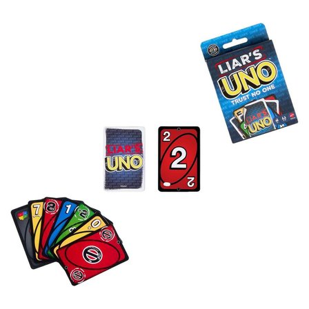 UNO Liar’s Kart Oyunu - Eğlenceli ve Stratejik Yalancı Kutulu Aile Oyun Seti