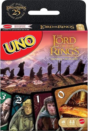 Mattel Games UNO Lord of the Rings Kart Oyunu - Yüzüklerin Efendisi Özel Seri