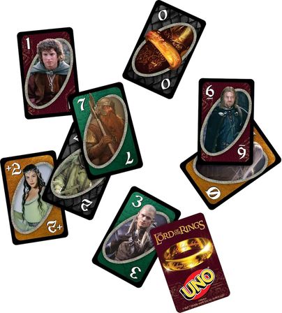 Mattel Games UNO Lord of the Rings Kart Oyunu - Yüzüklerin Efendisi Özel Seri