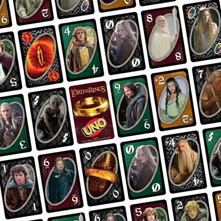 Mattel Games UNO Lord of the Rings Kart Oyunu - Yüzüklerin Efendisi Özel Seri