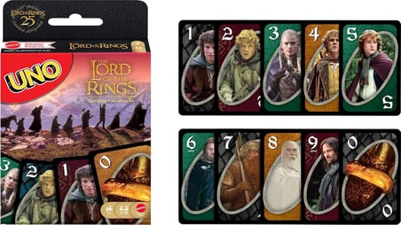 Mattel Games UNO Lord of the Rings Kart Oyunu - Yüzüklerin Efendisi Özel Seri