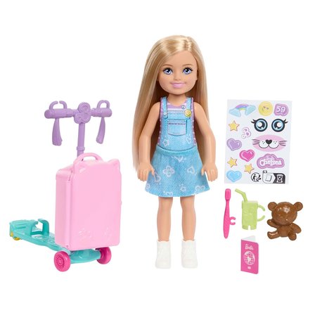 Barbie Chelsea Sonsuz Maceralar Seyahat Bebek Seti JMJ46