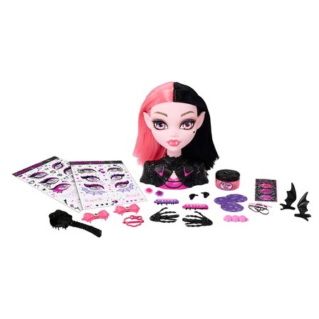 JML42 Monster High Havalı Saçlar Draculaura Büstü