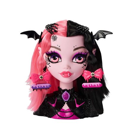 JML42 Monster High Havalı Saçlar Draculaura Büstü